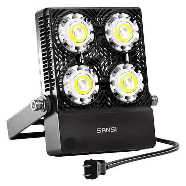 AVV Black Plug-in Integrated LED Flood Light Pack & Reviews