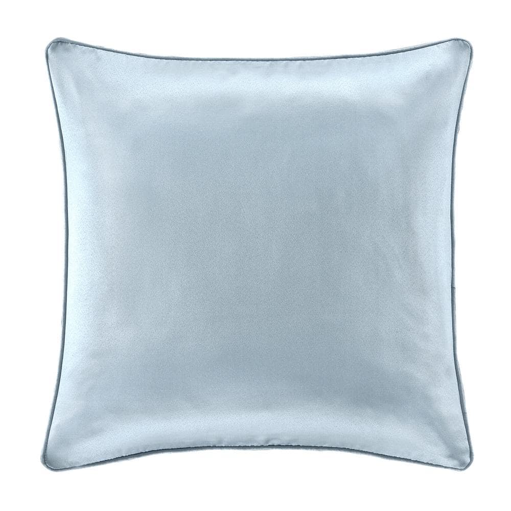 Madeline Polyester Powder Blue Euro Sham