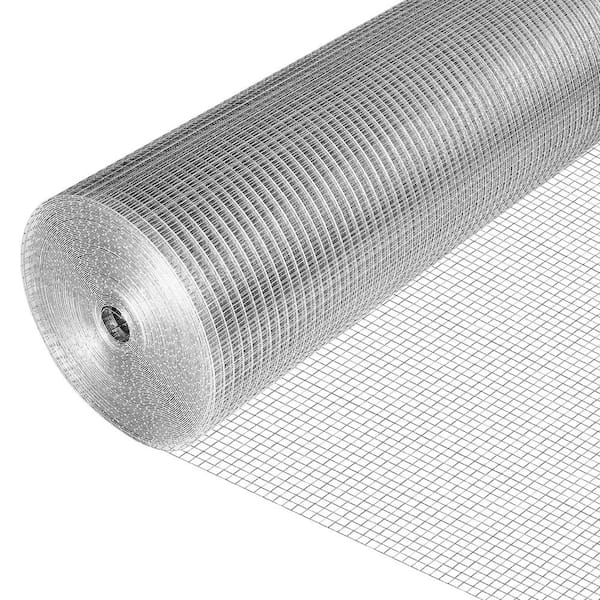 1/2 in. x 3 ft. x 50 ft. 19-Gauge Hardware Cloth, Chicken Coop Wire Hot Dipped Galvanized Wire Mesh for Chicken Coop