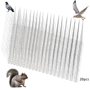 26 ft. Stainless Steel Bird Spikes for Deterring Small Bird, Crows and Woodpeckers