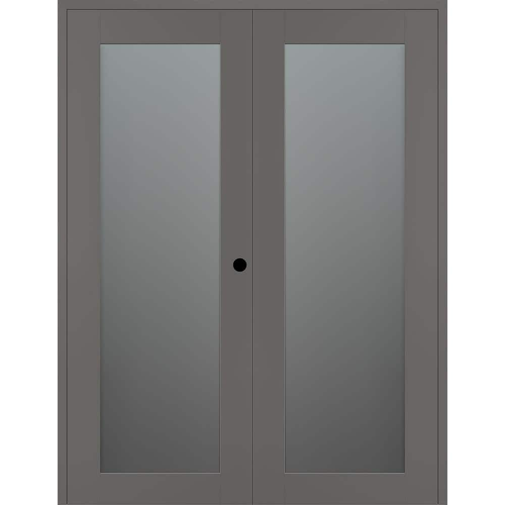 Belldinni Vona 207 72 In. X 96 In. Left Active Full Lite Frosted Glass ...