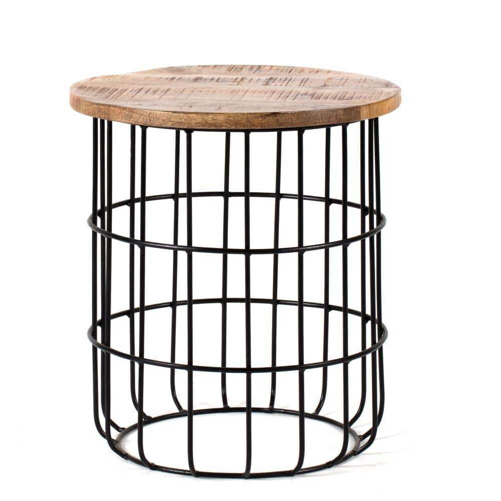 cage end table