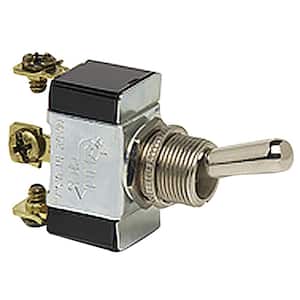 Toggle Switch, (ON)-OFF-(ON) SPDT, Retail Pkg