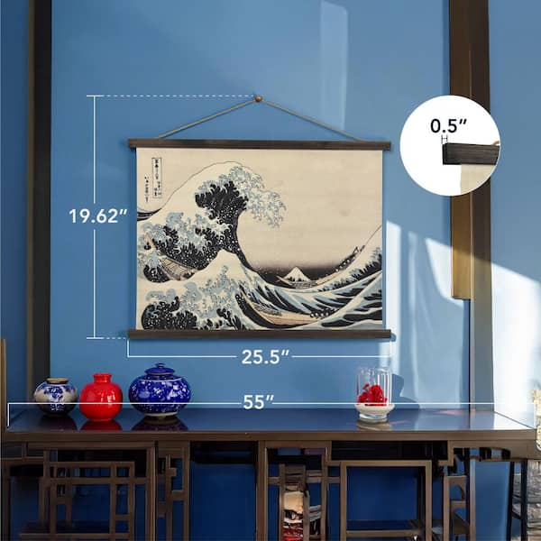 American Art Decor The Great Wave off Kanagawa Tapestry Beach