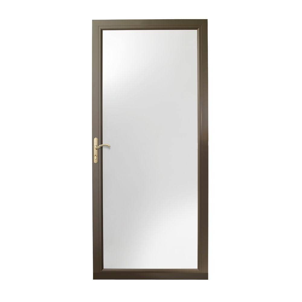 3000-Series 36 in. x 80 in. Terratone Left-Hand Full View Interchangeable A