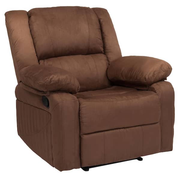 Flash Furniture Chocolate Brown Microfiber Recliner