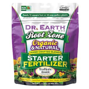 1 lb. 13 sq. ft. Organic Root Zone Starter Dry Fertilizer