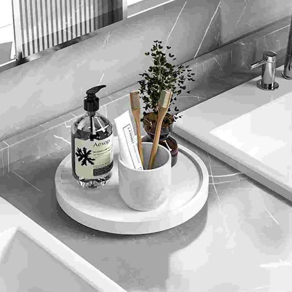 Dyiom Instant Dry Kitchen Bathroom Sink Organizer, Diatomaceous Earth Sink  Tray with Rust-free Acrylic Feet，12 in., Gray B0BTVYYBZN - The Home Depot