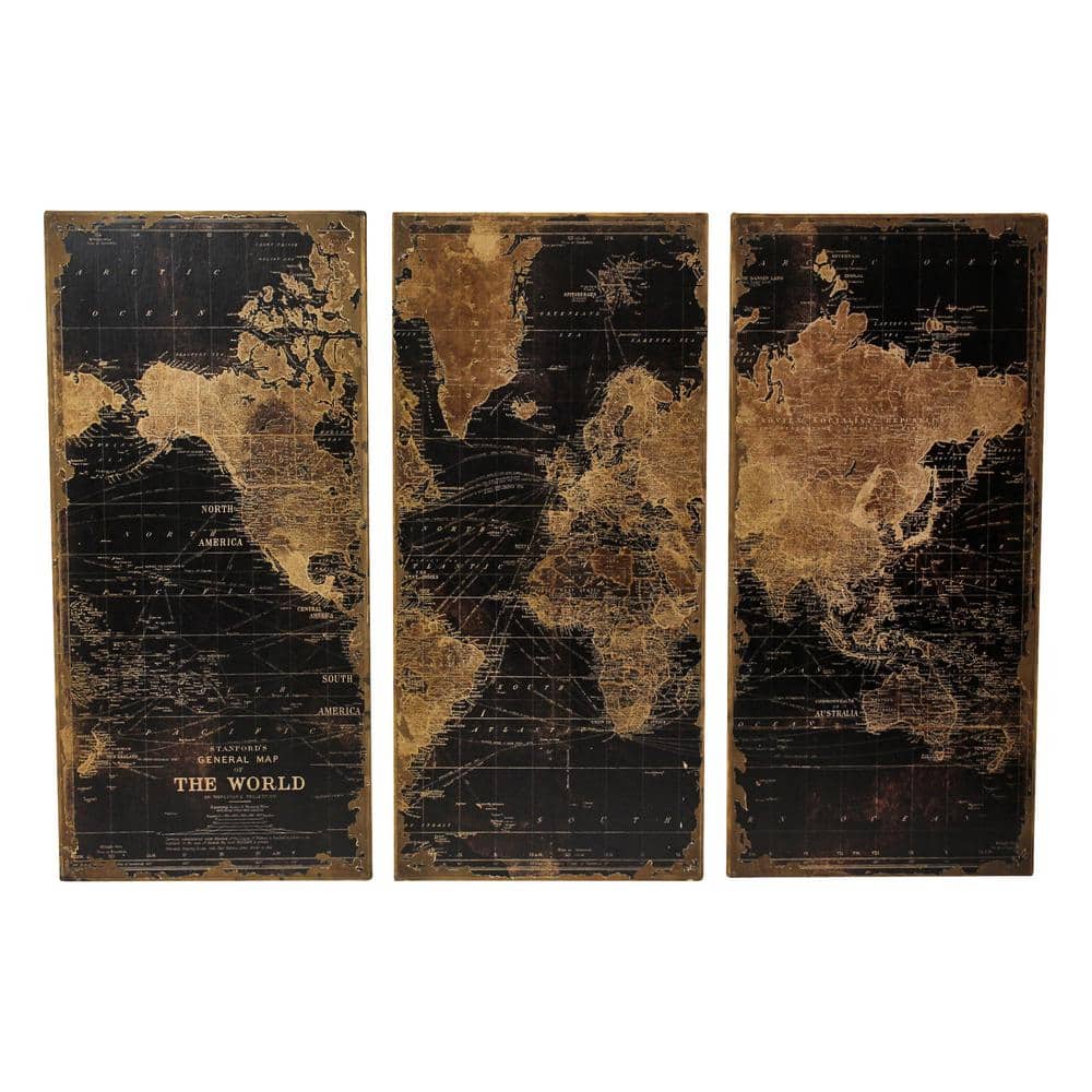 Carved Wood World Map Art: Canvas Prints, Frames & Posters