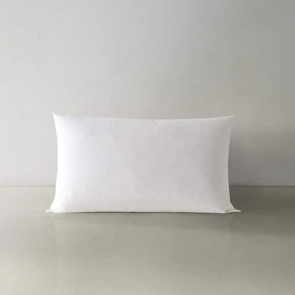 Unbranded Elegance Cotton Lumbar Feather Decorative Pillow Stuffer