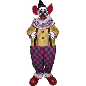 78 in. Premium Talking Halloween Puddin The Startling Arms Clown by Tekky