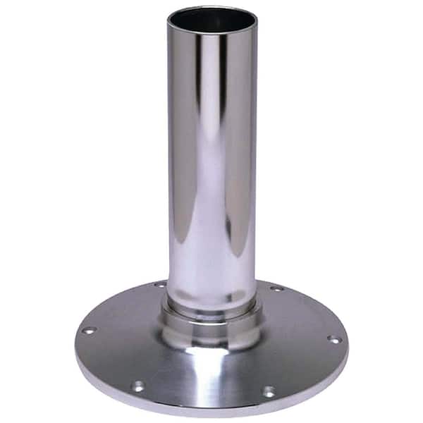 Garelick 15 in. EEz - in Fixed Height 2.875 in. Seat Base, Smooth Stanchion, Satin Anodized