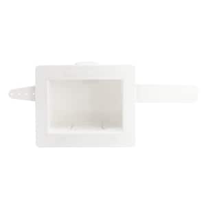 1/2 in. Dual Drain Single Lever Washing Machine Outlet Box