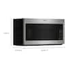 Maytag Maytag 30 in. 1.7 cu. ft. Over-the-Range Microwave in Fingerprint Resistant Stainless Steel with Non-Stick Interior Coating MMMS4230PZ 4