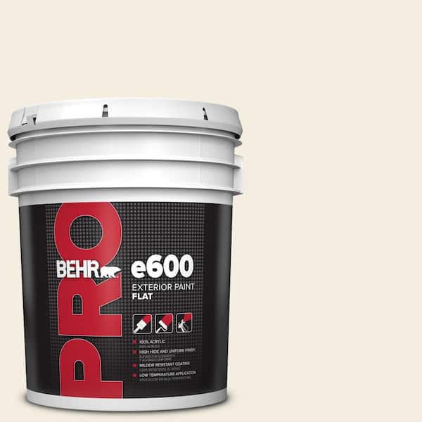 5 gal. #760C-1 Toasted Marshmallow Flat Exterior Paint