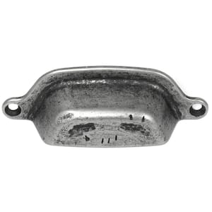 Riverstone 6 in. Center-to-Center Distressed Pewter Bar Pull Cabinet Pull