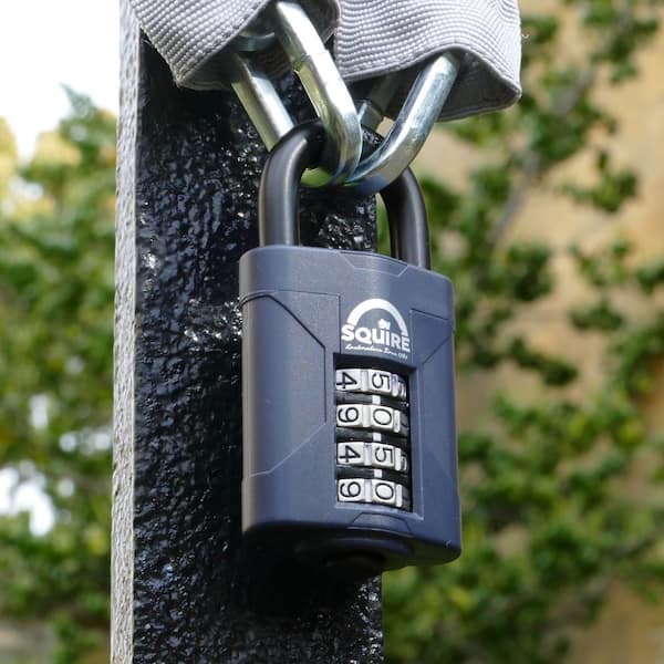 2 in. Wide Steel Combination Padlock with 1 in. High Steel Shackle