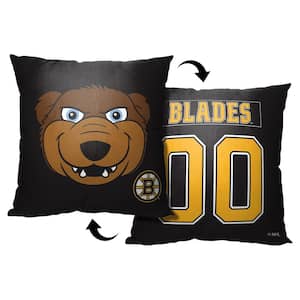 NHL Mascot Love Bruins Printed Throw Pillow Multi-Colored Decorative Throw Pillow
