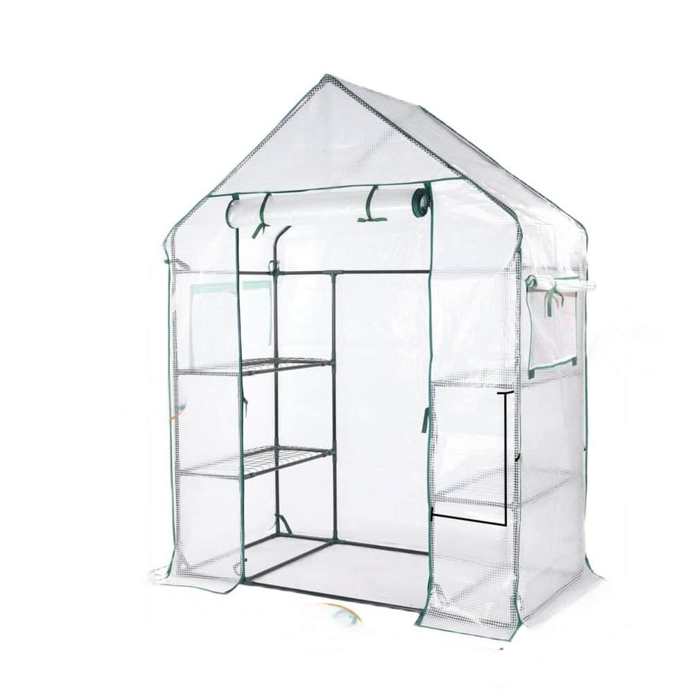 56 in. W x 30 in. D x 76 in. H Greenhouse, Portable Walk in Green House for Garden Plants, White price history on PriceWatchPro