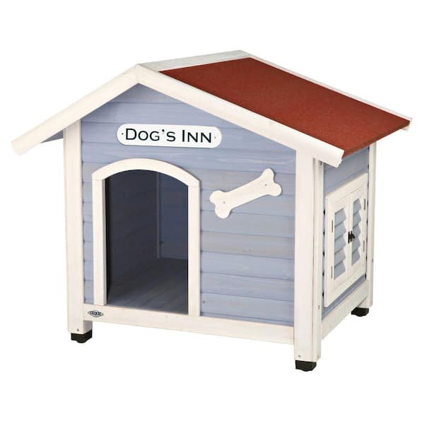 TRIXIE Dog's Inn Dog House in Blue/White