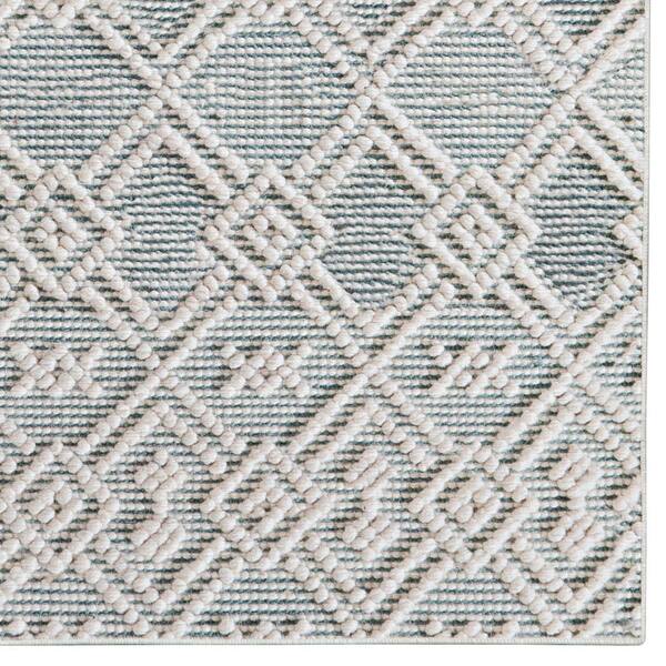 Linon Home Decor Harlem Cream and Gray 2 ft. x 10 ft. Runner rug THDR4627 -  The Home Depot