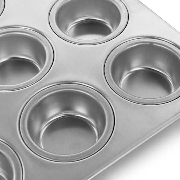 USA Pan 12 Cup Muffin Pan - Silver, 1 ct - Baker's