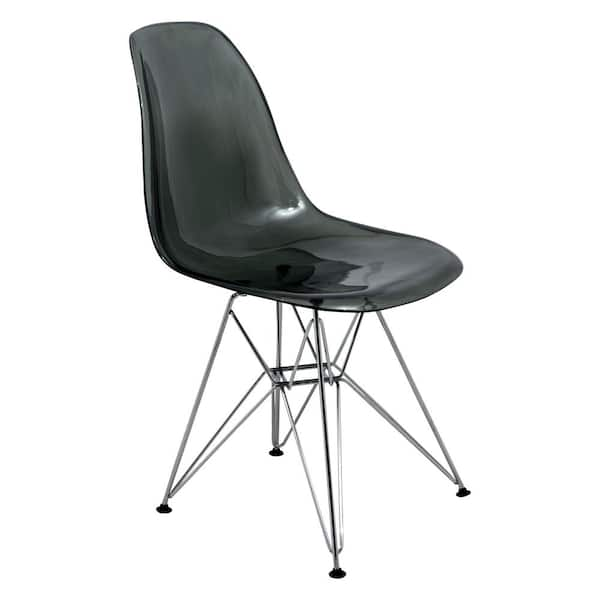 Replica eames best sale dining chair black