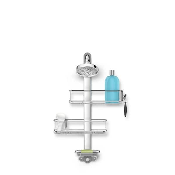 Adjustable Shower Caddy, Stainless Steel and on sale Anodized Aluminum