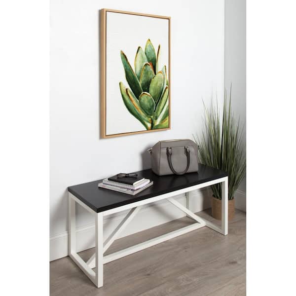 Kate and Laurel Sylvie "Succulent 18" by Redstreake Framed Canvas Wall Art