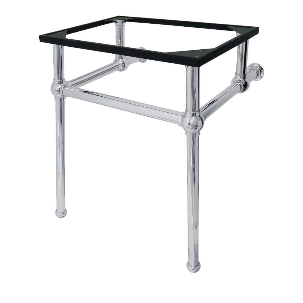 Templeton Polished Chrome Brass Console Sink Legs