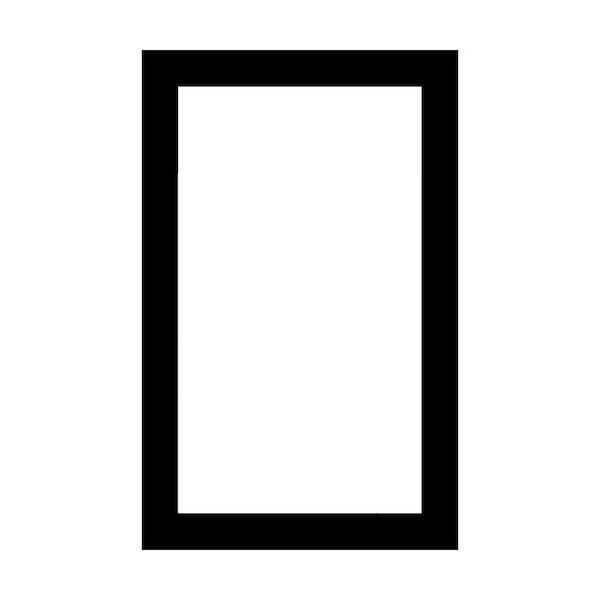 Amanti Art Mirror Makeover Brushed Black 17.25 in. W x 27.25 in. H Bathroom Mirror Frame Border Kit-Fits a 16 x 26 Mirror
