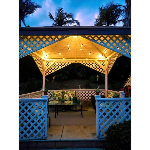 Brightech Ambience Pro Outdoor 27 Ft L, Brightech Vintage Outdoor Solar String Lights