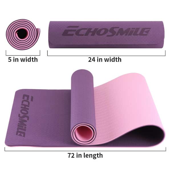 Purple Yoga Mat - TPE Foam Mat