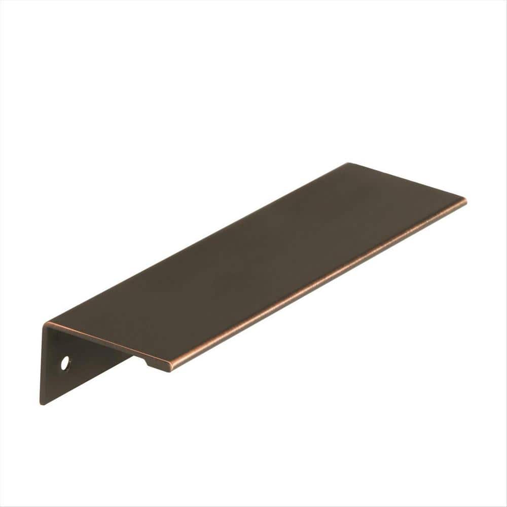 Edge Pulls 5-1/16 in. (128mm) Modern Oil-Rubbed Bronze Cabinet Edge Pull
