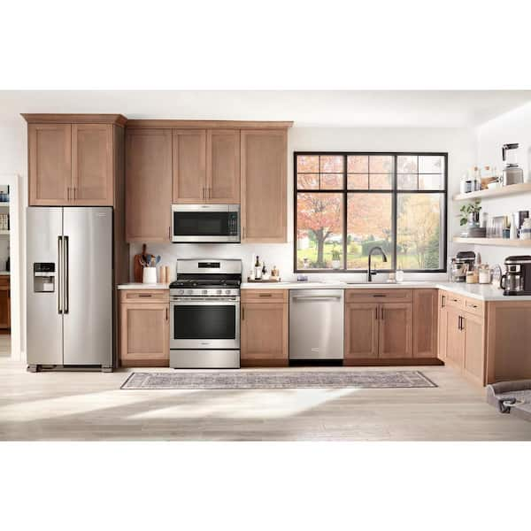 Maytag 30 in. W 1.1 cu. ft. Fingerprint Resistant Stainless Steel Flush  Built-In 1000-Watt Over the Range Microwave MMMF6030PZ - The Home Depot