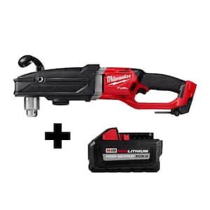 M18 FUEL 18-Volt Lithium-Ion Brushless Cordless GEN 2 Super Hawg 1/2 in. Right Angle Drill with 8.0 Ah Battery