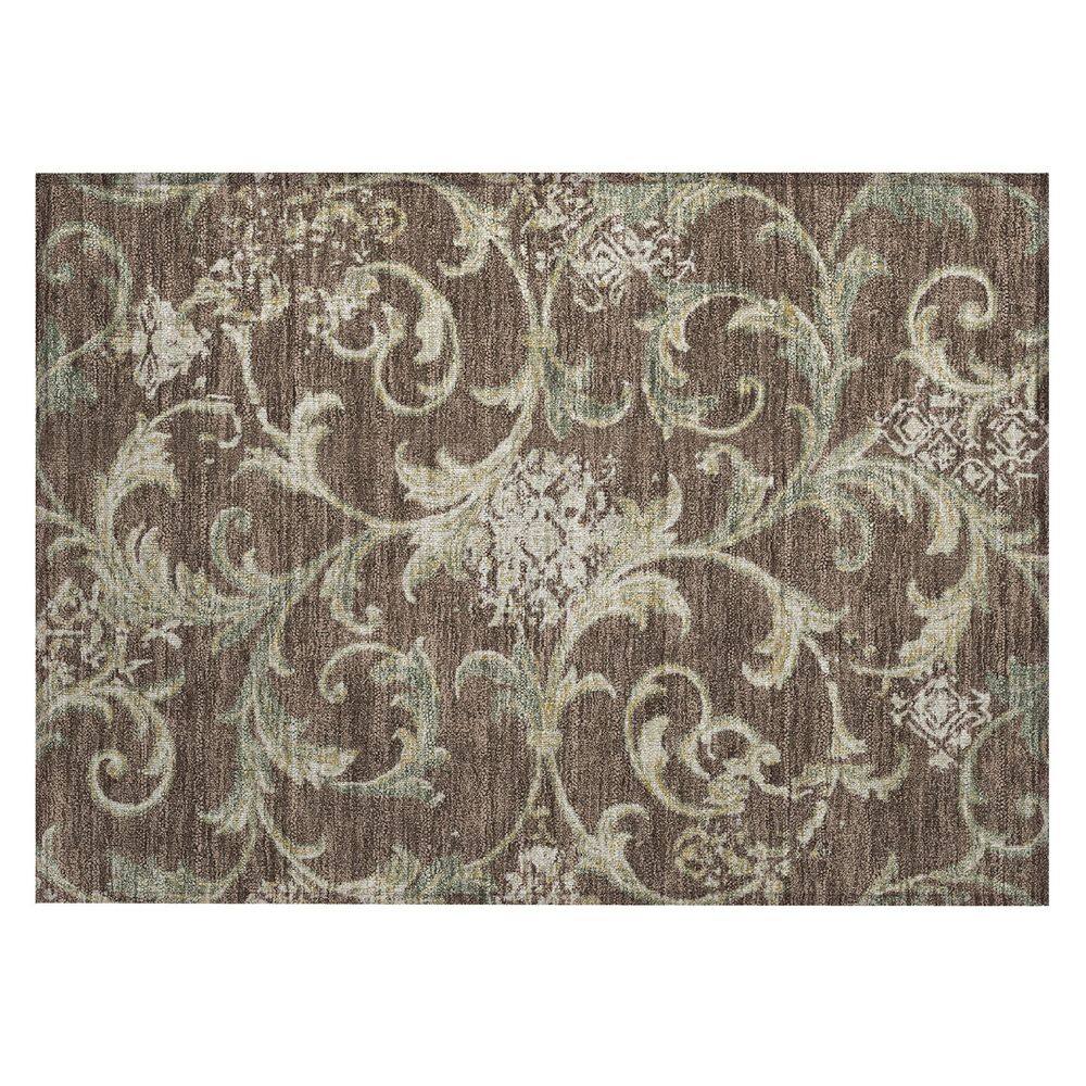 Chantille Machine Washable Indoor/Outdoor Abstract ACN3012 Coffee 2 ft. x 3 ft. Accent Rug price history on PriceWatchPro