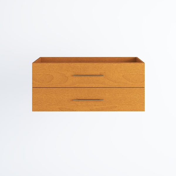 Napa 48 W x 18 D x 20-5/8 H Single Sink Bathroom Vanity Wall Mounted In Pacific Maple - Cabinet Only