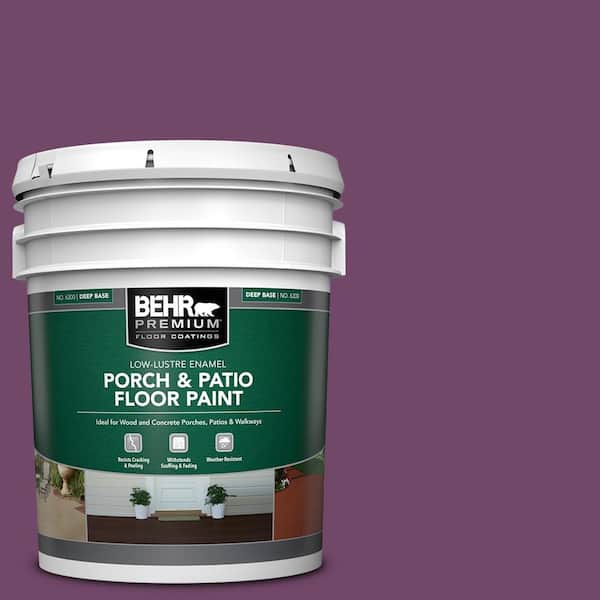 BEHR PREMIUM 5 gal. #S-G-680 Raspberry Mousse Low-Lustre Enamel Interior/Exterior Porch and Patio Floor Paint