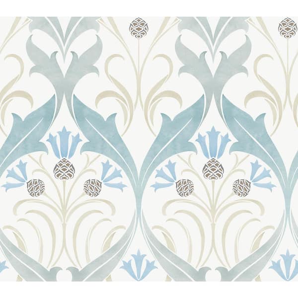 York Wallcoverings 60.75 sq. ft. Pine Cone Ribbon Wallpaper