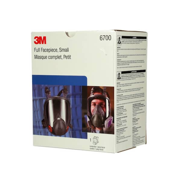 3M 1pc Small Full Face Reusable Respirator 6700 7000002029 - The