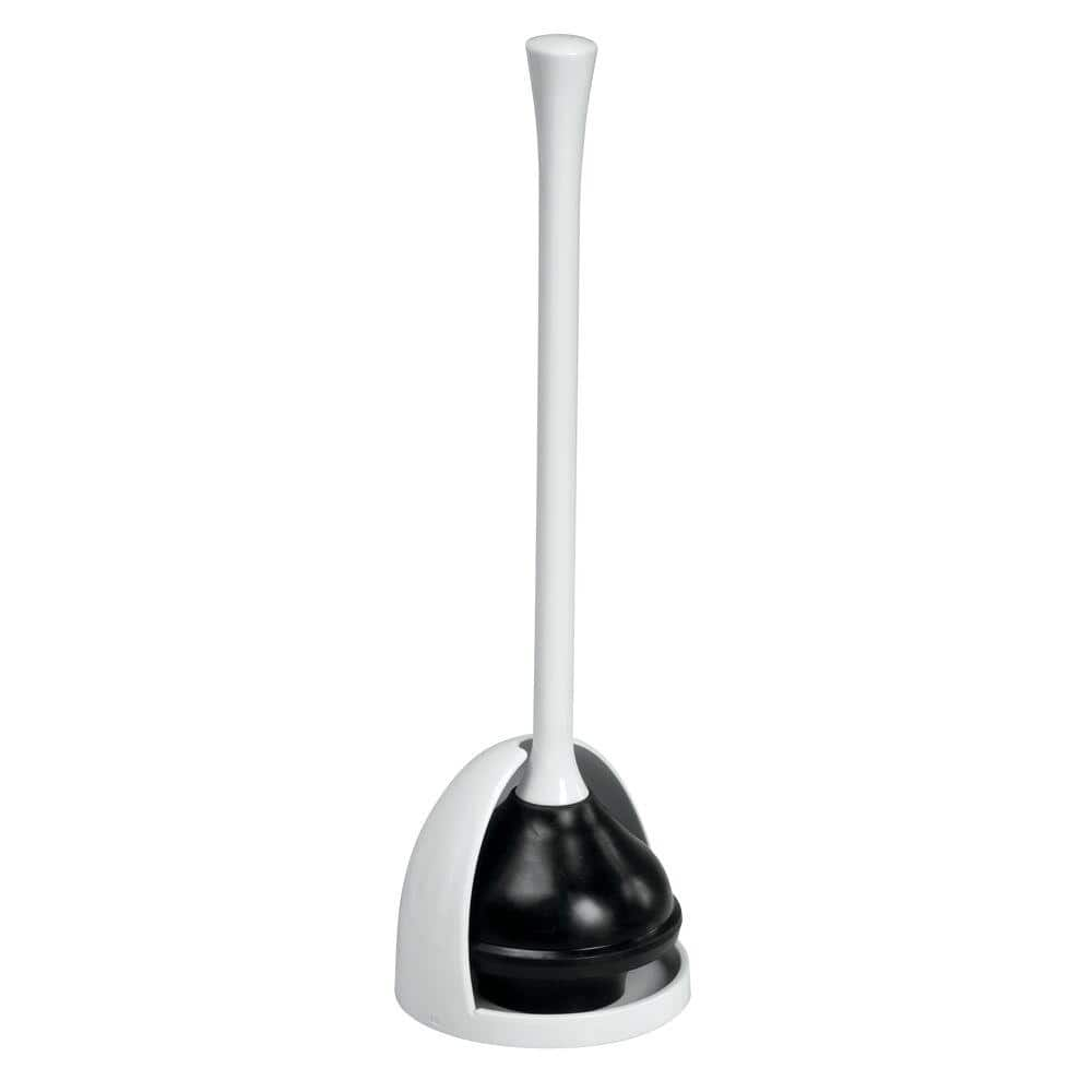 Una Plunger and Storage White - Interdesign