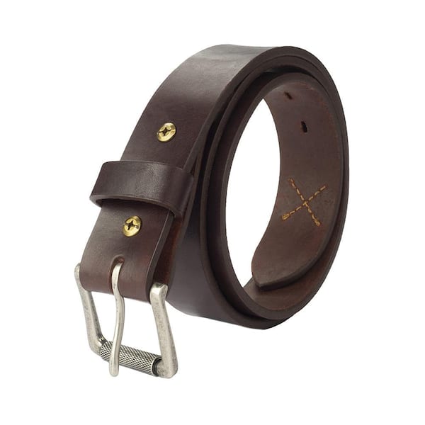 1791 EVERYDAY CARRY 1.5 in. 28 Burgundy Full Grain Leather Heavy-Duty Work Belt with Roller Buckle for Everyday Carry