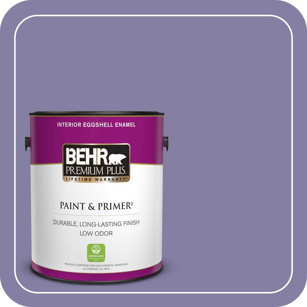 1 gal. #640D-6 Chinese Violet Eggshell Enamel Low Odor Interior Paint & Primer price history on PriceWatchPro