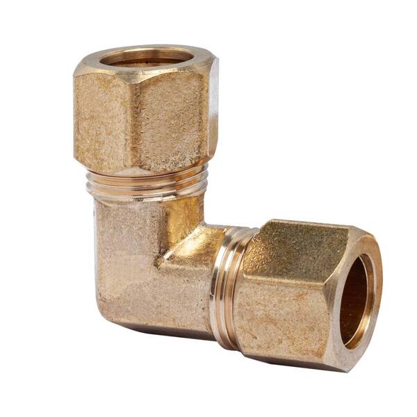 Nickel Plated Brass Compression Fitting Equal Ended Tee 