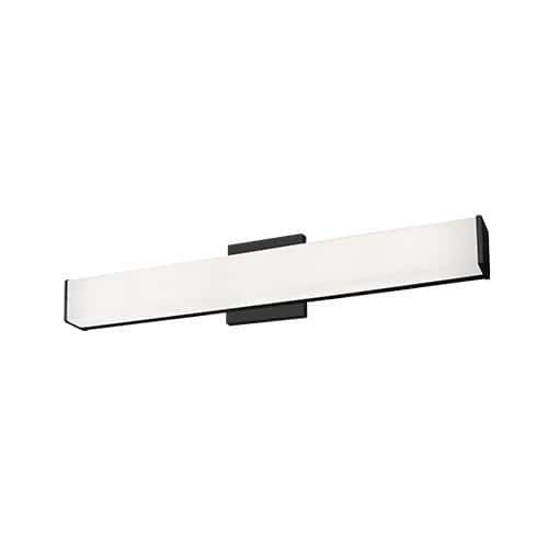 Black Dimmable LED 24" Bath Bar Light