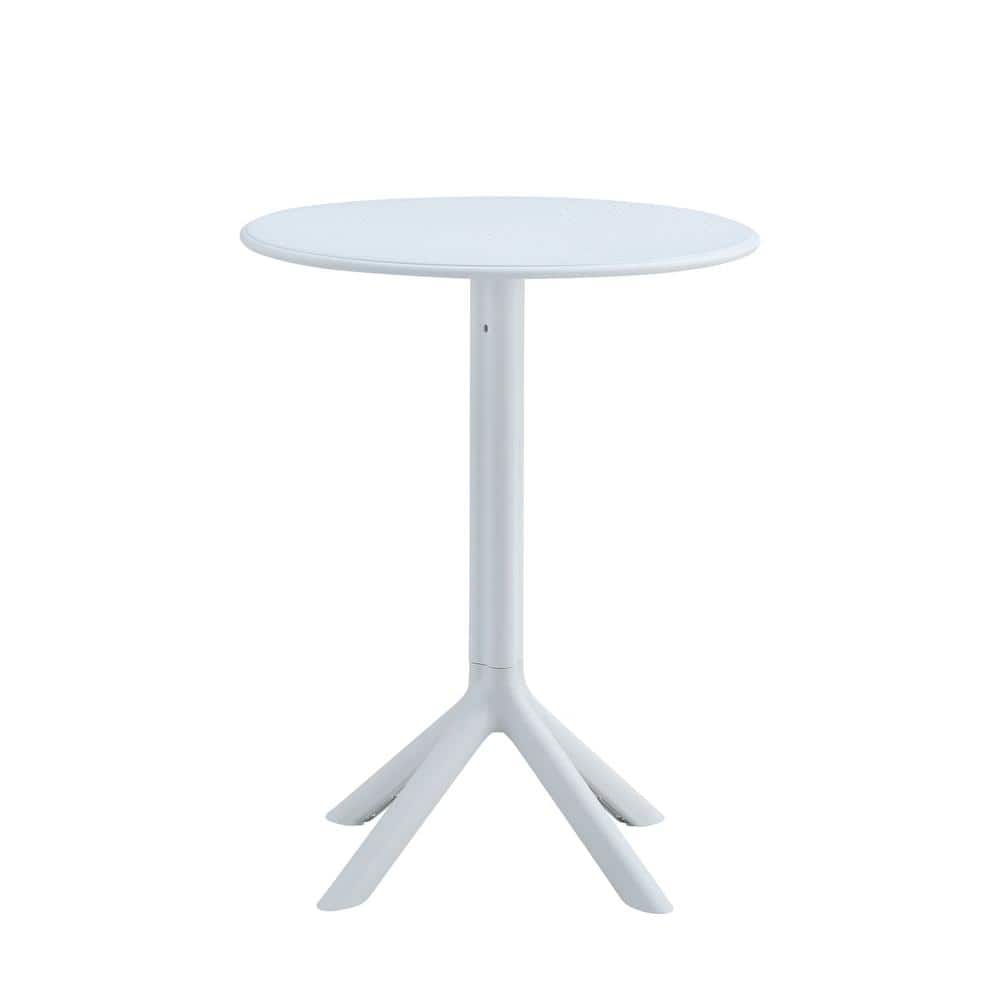 3-Piece Plastic Arm Chair Bistro GRS Premium Ocean Plastic, White