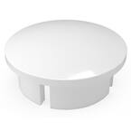 1-1/2 in. Furniture Grade PVC Internal Dome Cap in White (10-Pack)