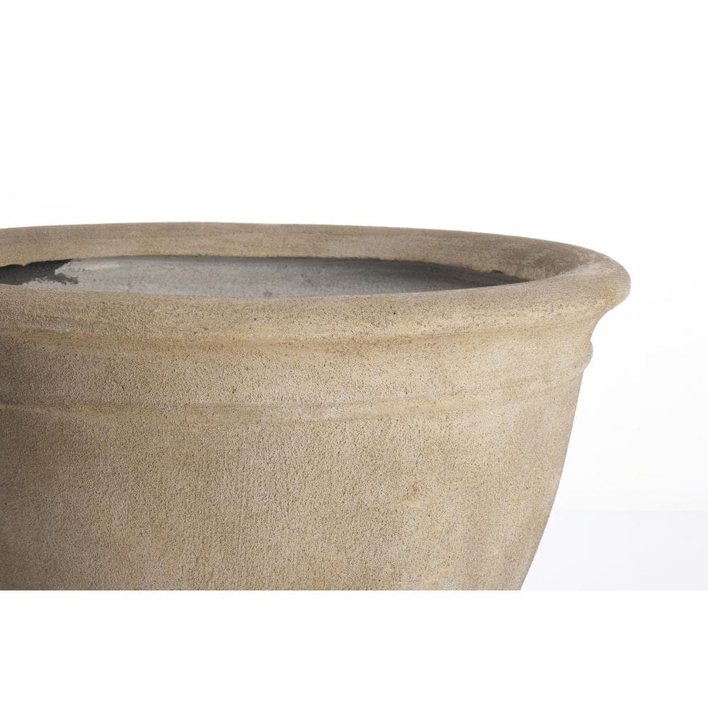Delfina Tallow Fiberstone Large Outdoor Urn