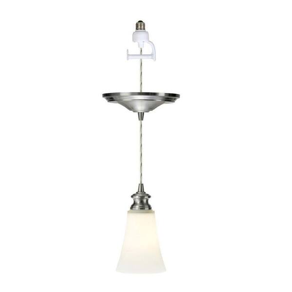 Home Decorators Collection Instant 2-Light Scavo and Brushed Bronze Pendant with Conversion Kit